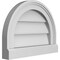 Ekena Millwork Round Top Surface Mount PVC Gable Vent w/ 2"W x 2"P Brickmould Sill Frame, 16"W x 12"H GVPRT16X1203SN - alternate 5